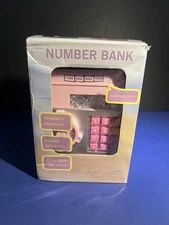 ATM Piggy Bank for Kids, Electronic Money Saving Box -Pink
