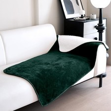 gogobunny Waterproof Bed Blanket, Reversible Sherpa Fleece Throw Blanket for ...