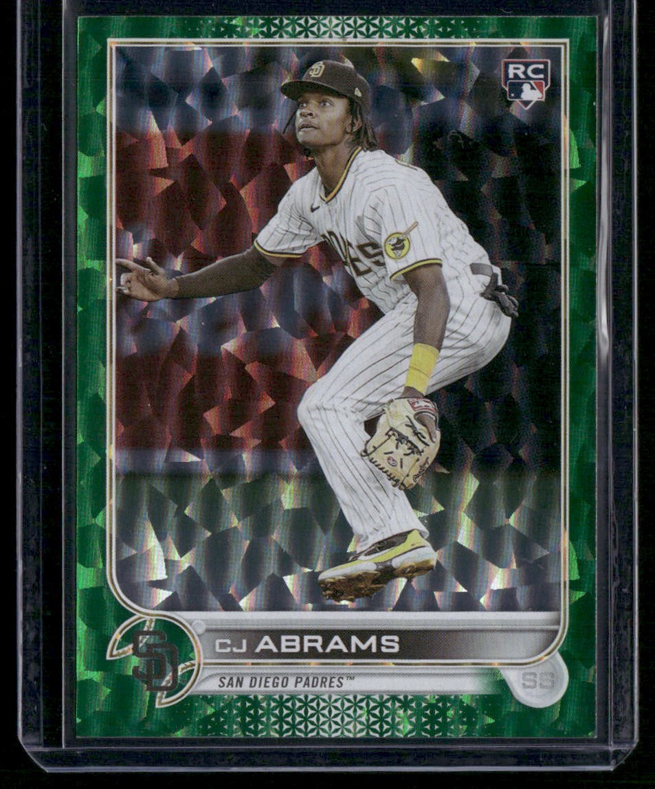 2022 Topps Update #US34 CJ Abrams Green Foil #/499