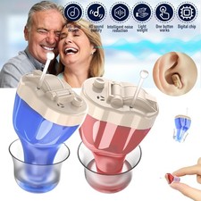 Mini Hearing Aids Digital Invisible In Ear Small Sound Voice Enhancer Amplifier