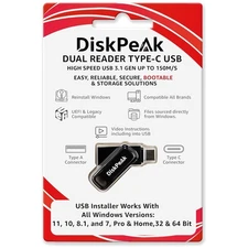 Effortless Windows Installation USB - Supports 32 & 64 bit with Utilities