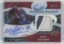 2009-10 Upper Deck Ice Premieres Rookie 8/10 Matt Duchene #183 Patch Auto 0o5t