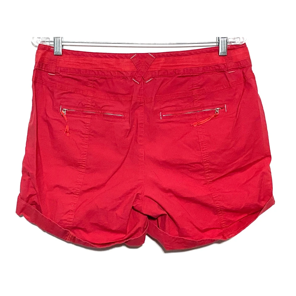 Pantalones Cortos Chinos INC Curvy Fit Goddess Azul Para Mujer 8 Preppy Costeros Informales Chic Foto 4 de 4