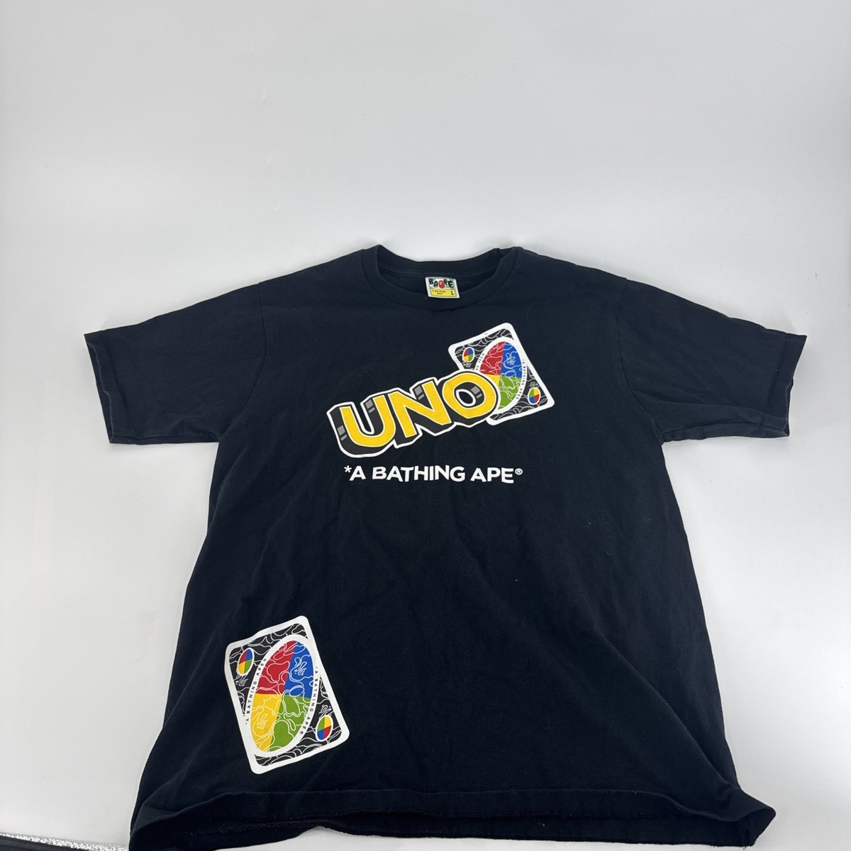 A Bathing Ape X UNO T-Shirt Size LARGE / BAPE MATTEL CREATIONS 