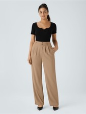 HALARA Straight Leg High-Waist Pants in Camel LG 