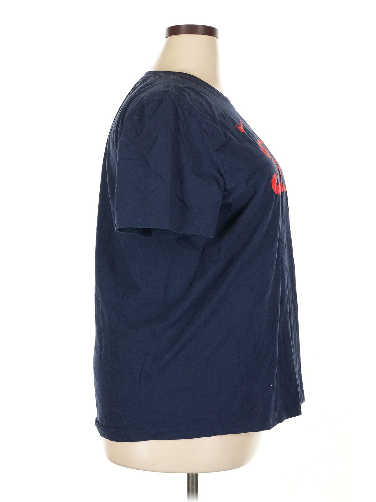 Nike Women Blue Short Sleeve T-Shirt XXL thumbnail 3