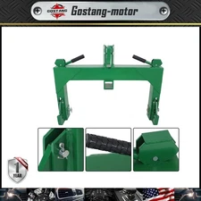 3 Point Quick Hitch for Cat 1&2 Tractors W/ 2" Receiver Hitch 3000 LB