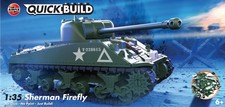 Airfix QUICKBUILD Model Tank Kit - J6042 Sherman Firefly Building Kit for Kids 6