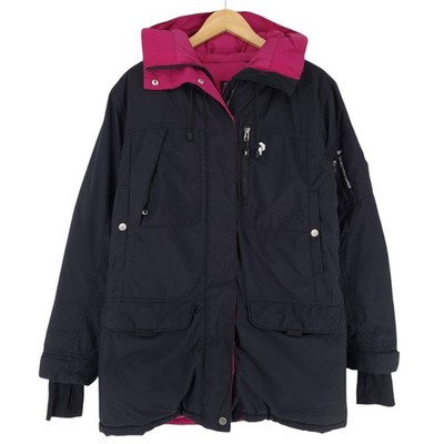 Peak Performance Down Jacket Women Waterproof Parka Hooded Ll2 Size S