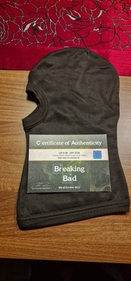 Breaking Bad Requisiten WALTER WHITE S Kapuze/schwarz Gesichtsschutz