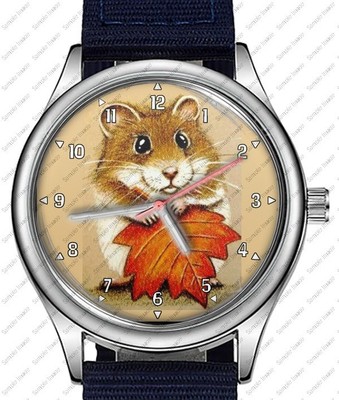 Hiding Mouse Scared Trendy 38mm Face Wrist Watch