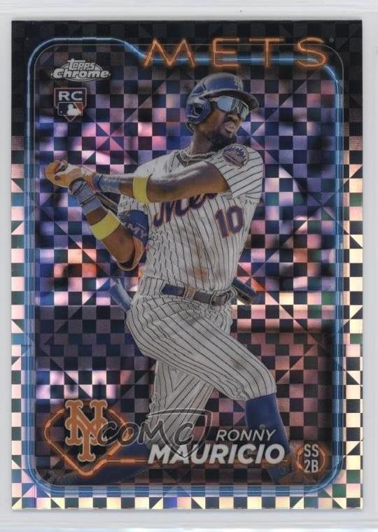 2024 Topps Chrome X-Fractor Ronny Mauricio #28 1k7l