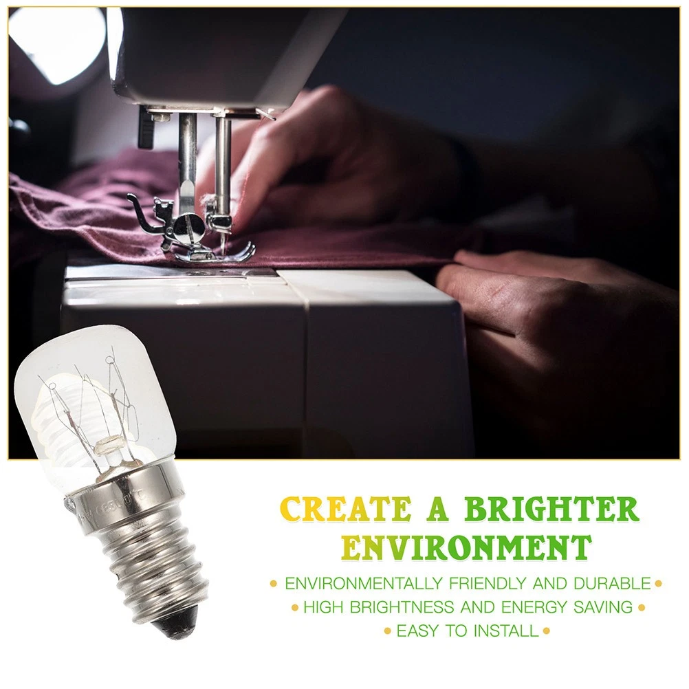 8pcs Microwave Light Bulb E14 Light Socket Appliance Oven Bulb 25w Supply