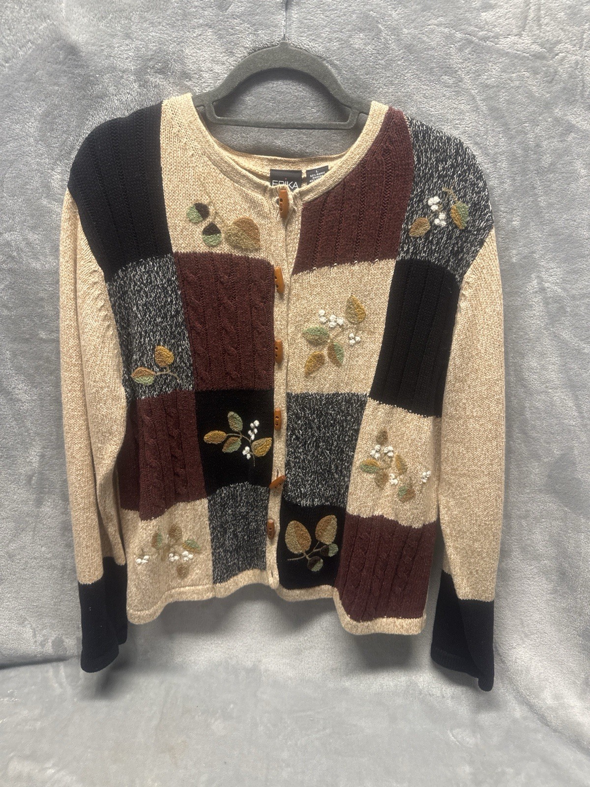 Erika Patchwork Cardigan Cottagecore Vintage Boho… - image 2