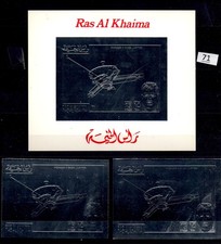 // RAS AL KHAIMAH - MNH - PERF+IMPERF - SPACE - KENNEDY