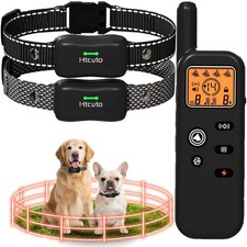 Wireless Dog Fence System for 2 Dogs with 2 Collars Electric Dog Fence Mulit ...