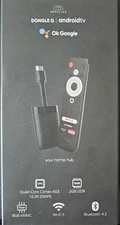 Homatics Dongle Q Android TV Streaming 4K Ultra HD Wi-Fi 5 Google Netflix Remote