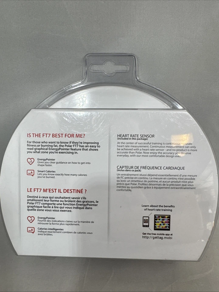 Reloj de fitness Polar FT7 sellado/computadora de entrenamiento/monitor de velocidad de TRH banda púrpura Foto 2 de 4