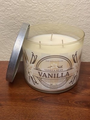 Bath & Body Works Vanilla Bean Vanilla 3 Docht Kerze
