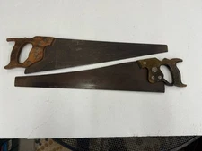 2 Vintage DISSTON U.S.A Hand Saw
