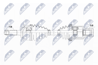 NTY Antriebswelle NPW-FR-090 FüR Ford