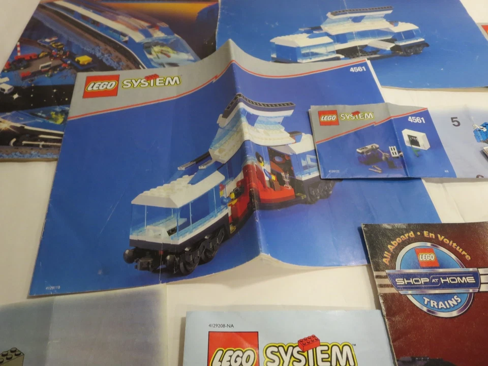 Lego 4561 Instructions Manuals Pamphlets Catalogs Lot x9 Trains Vintage 4188957 - Image 4 of 4