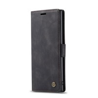 CaseMe SchutzhüLle FüR Samsung Galaxy Note 10 Plus/5G, Leder-Wallet-HüLle, Schwa