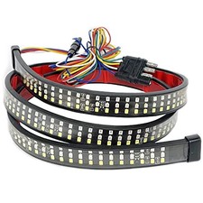 48in LED Tailgate Light Bar Strip for Pickup Truck 3-Color Red White 48 inch