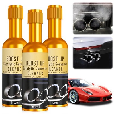 Timeno 3Pcs Catalytic Converter Cleaner, Boost Up Catalytic Convertor Cleaner,