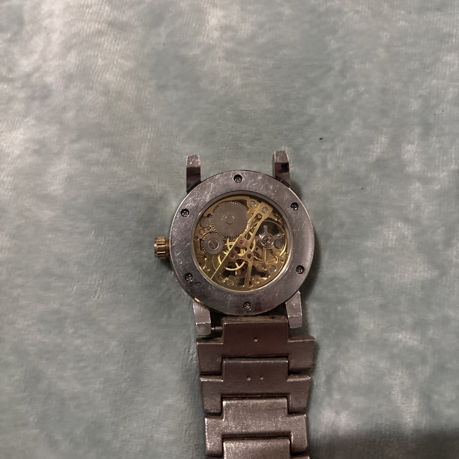 Winner Transparent Mechanical Skeleton Watch Men'… - image 9