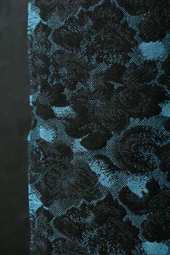 Japanese Fabric Wool Textile Vintage Kimono Antique Patch Woven 39.8"/KIJ94/85 - Picture 5 of 10