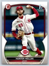 2023 Bowman Draft Hunter Hollan 1st Bowman Rookie Cincinnati Reds RC #BD-59