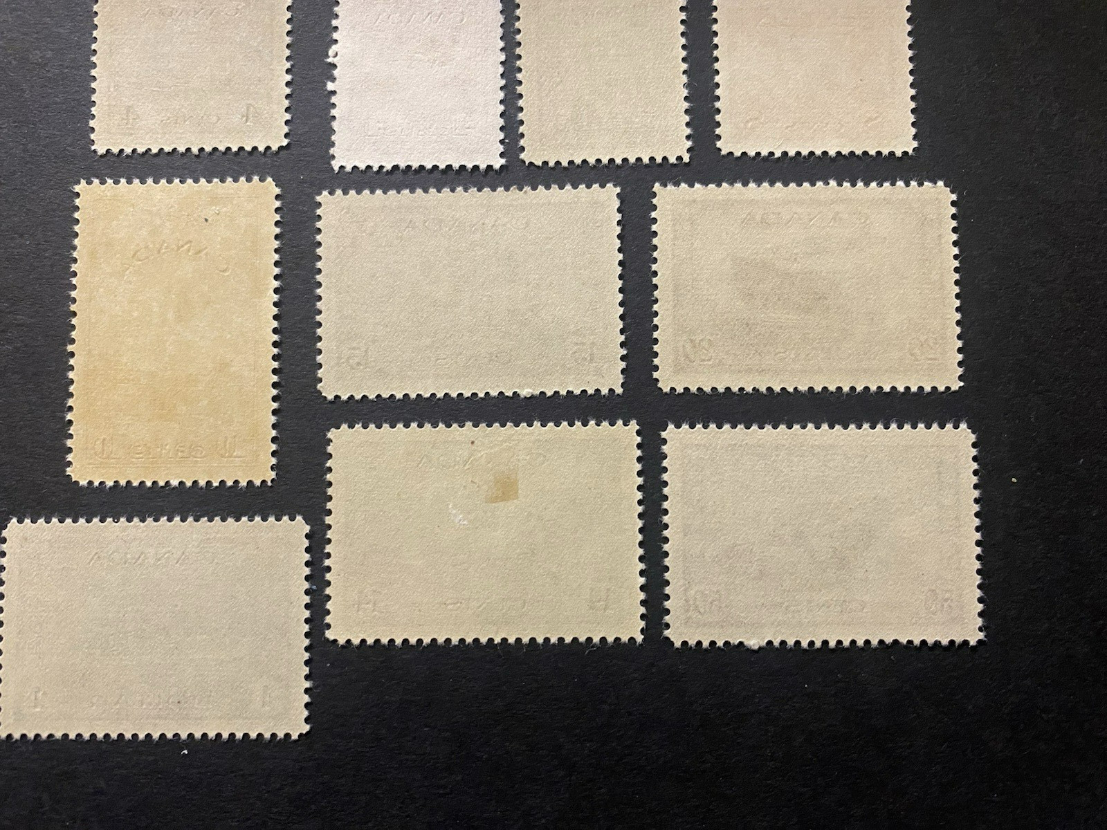 Canada #249-262 1942-43 George VI War Issue Set/14 MLH + 1 used