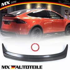 1 Stk Heckspoiler Lippe Flügel Für Tesla Model X 2016-2022 Kohlefaser Schwarz