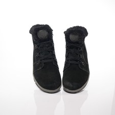 Earth Origins Scarlett Black Suede Faux Fur Winter Boots Womens Size 8.5 NWB