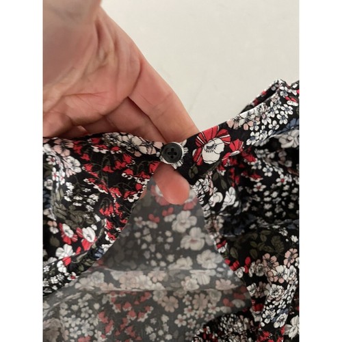Tucker & Tate Floral Short Sleeve Pant Romper Jumpsuit Keyhole Girls Youth L (10 - Picture 6 of 7