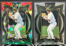 2025 Panini Select - Miguel Tejada - Red & Green Ice Prizms & Base - Athletics
