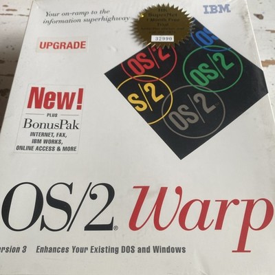 Upgrade IBM OS/2 Warp Vers. 3.0 original verpackt