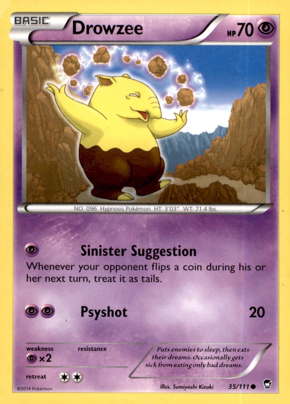 XY - Furious Fists #35/111 Drowzee