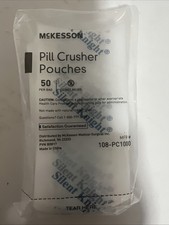 NEW SEALED - McKESSON Pill Crusher Pouches 108-PC1000 Bag of 50 - 