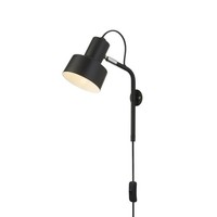 Wandleuchte Wandlampe Stecker Schalter E14 Metall Verstellbar Leselampe Bett
