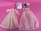 Vintage Barbie 1960s Nighty-Negligee Set #965 Robe Gown Dog Phone Rollers Cap
