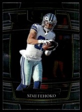 Simi Fehoko 2021 Panini Select Rookie Concourse Card RC #83 Dallas Cowboys. rookie card picture