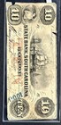 1859 $10 State Bank South Carolina Obsolete Banknote. — photo 2