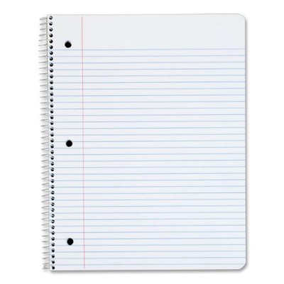 Cardinal Brands 65161 1-Subject Notebook 100 Sheets College Ruled 8.5x11