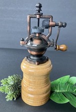 Vintage Peppercorn Grinder Hand Crank With Wo...