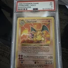 1999 Pokémon Charizard Shadowless Rare 4/102 PSA 3