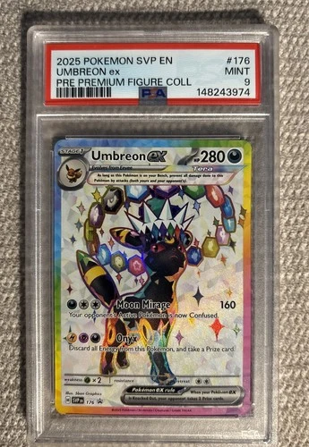 Umbreon ex SVP176 Sv: Scarlet & Violet Promo Cards Holo PSA 9