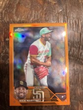 2023 Topps Chrome Update Edition Orange /25 Nick Martinez #USCS10