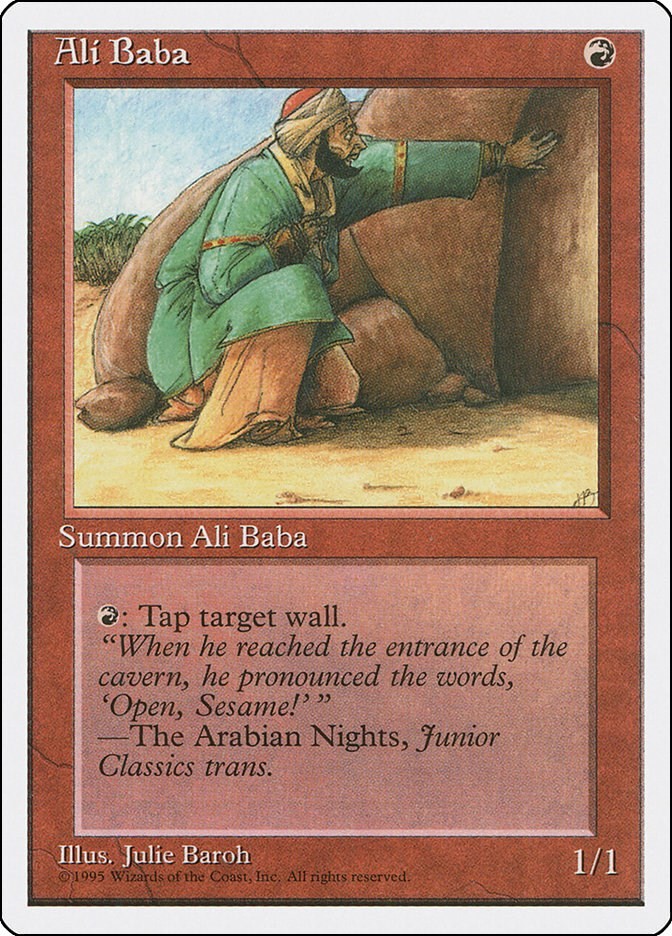Ali Baba # *Normal* (LP) - Fourth Edition MTG